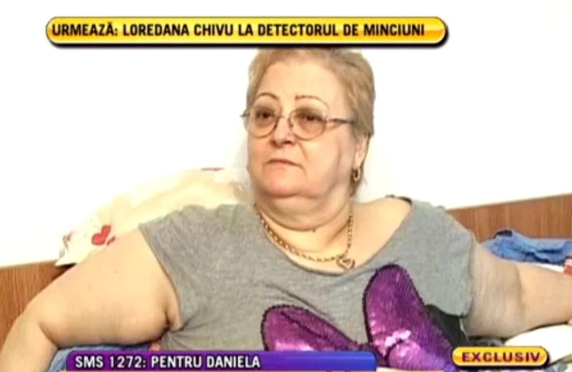 Anica, mama Danielei Gyorfi, părea sănătoasă în urmă cu două săptămâni. (captură Antena 1)