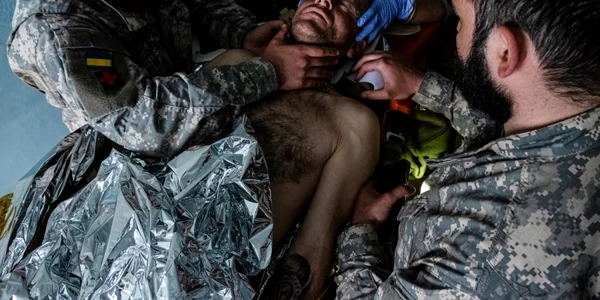 Spital Pkrovskoe pentru soldati raniti  in prima linie a frontului Ucraina razboi 17 mai 2022 FOTO Profimedia