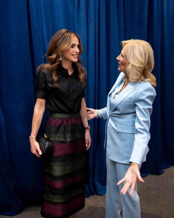 Regina Rania la New York cu Jill Biden si Regina Mathilde   Instagram (1) jpg