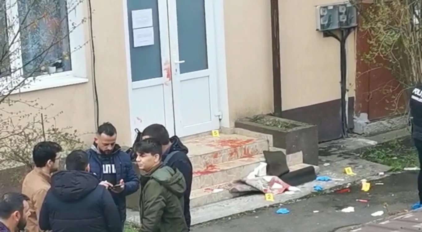 Femeie înjunghiată la o grădiniţă din Braşov FOTO amator