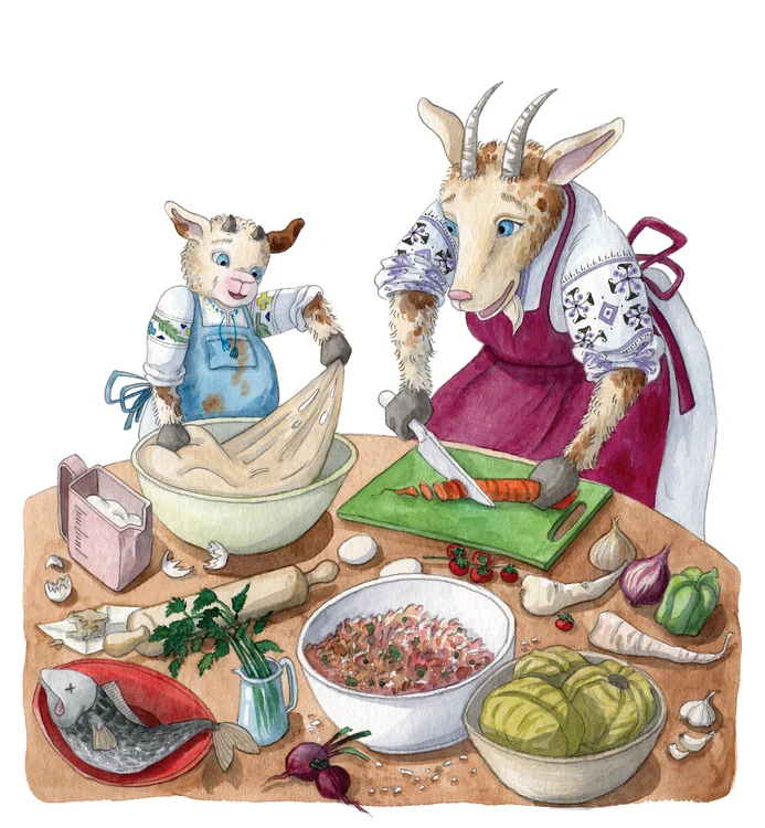 „Capra cu trei iezi“, o poveste pentru zeci de generații. FOTO: Humanitas Junior