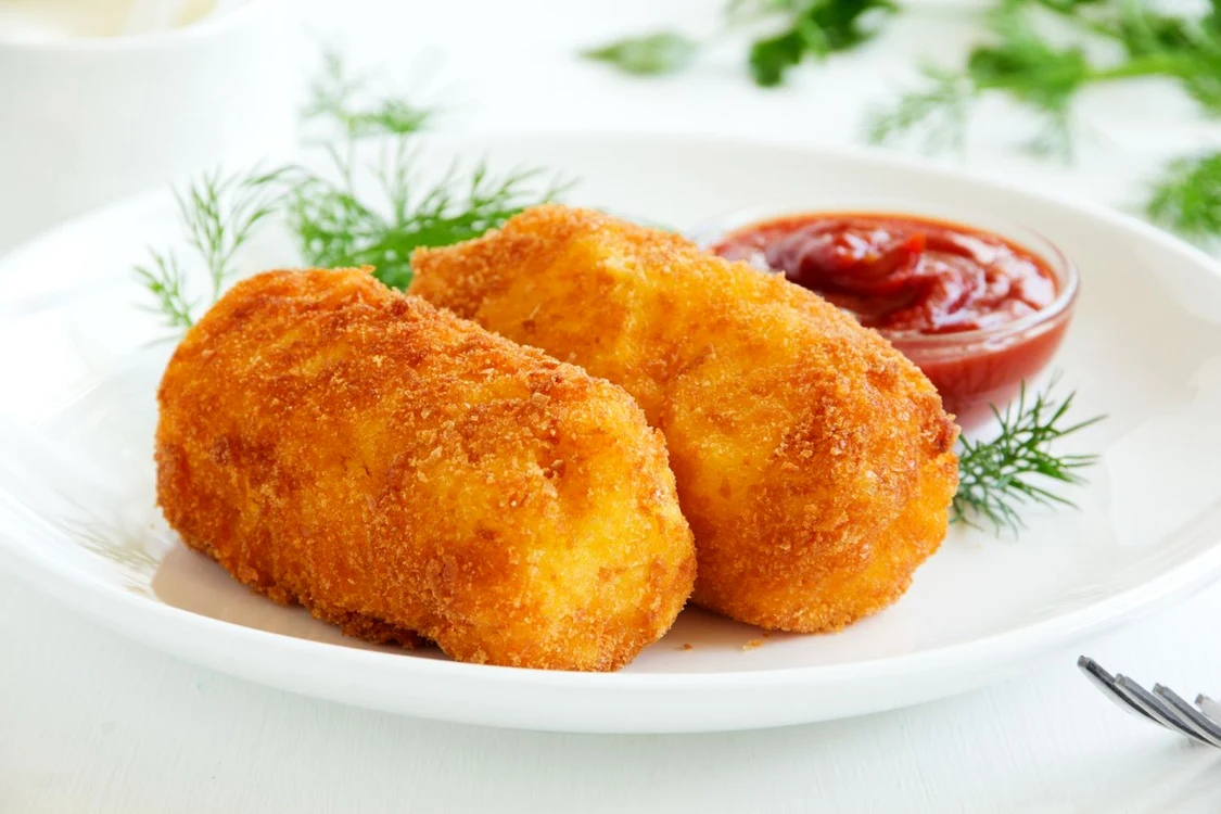 Potato croquettes with mozzarella  jpeg