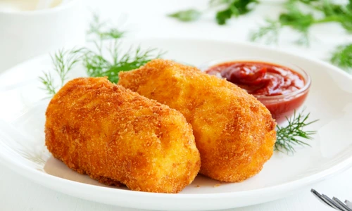 Potato croquettes with mozzarella  jpeg