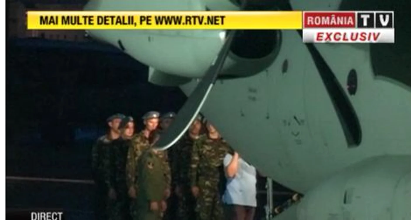 Aeronava cu trupurile neînsufleţite a ajuns în ţară