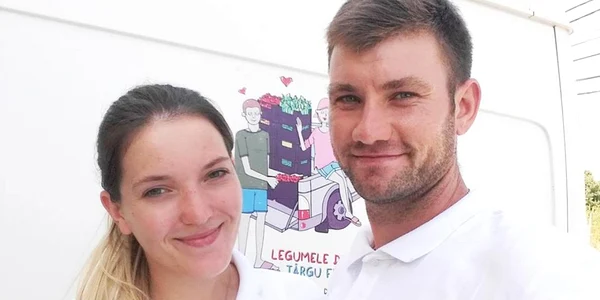 Irina şi Corneliu Hoşliag FOTO Facebook Legume de acasă Târgu Frumos