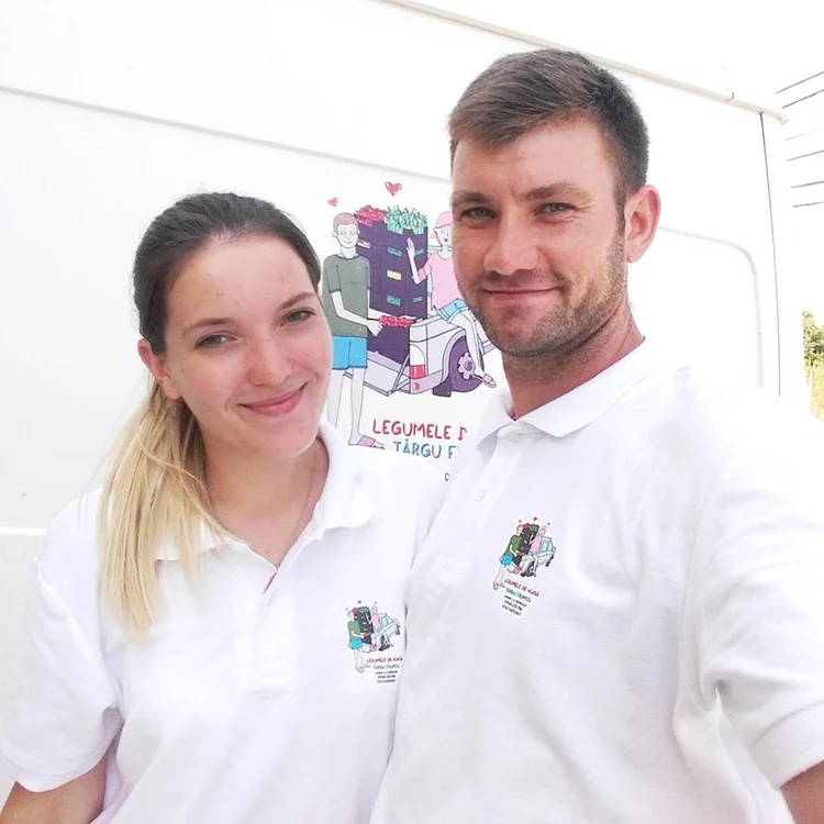 Irina şi Corneliu Hoşliag FOTO Facebook Legume de acasă Târgu Frumos