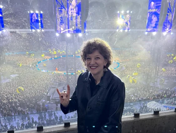 Oana Gheorghiu, la concertul Metallica FOTO: FB
