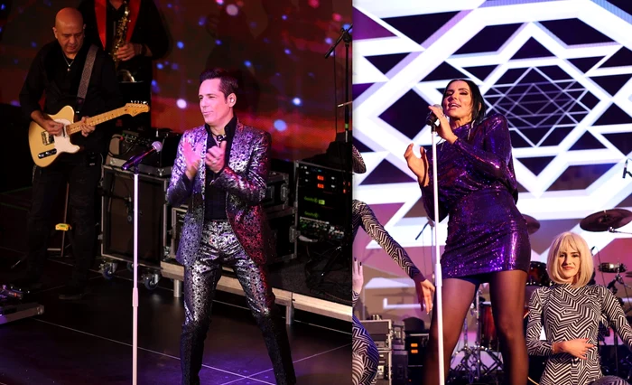 Bănică și Lavinia, pe scenă de Anul Nou