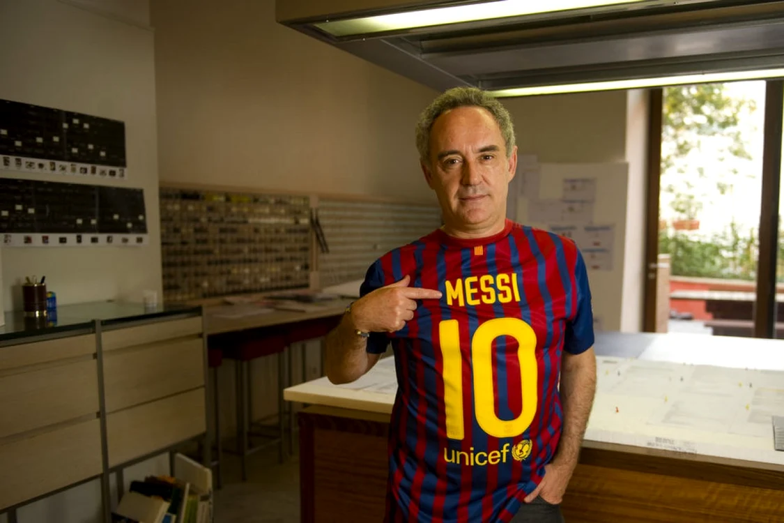 Ferran Adria (50 de ani) este unul dintre cei mai mari bucătari din lume şi un mare fan al lui Messi