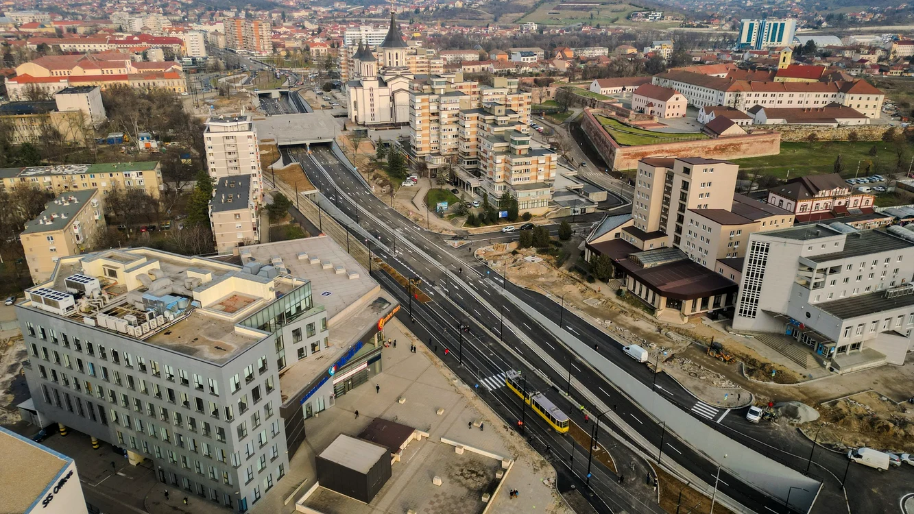 Vedere panoramică a orașului Oradea