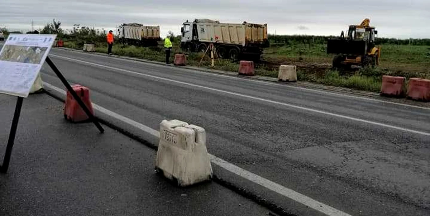Pe 4 mai au început lucrările de lărgire la patru benzi a porțiunii din Centura Capitalei, spre Autostrada SoareluiFoto: CNAIR