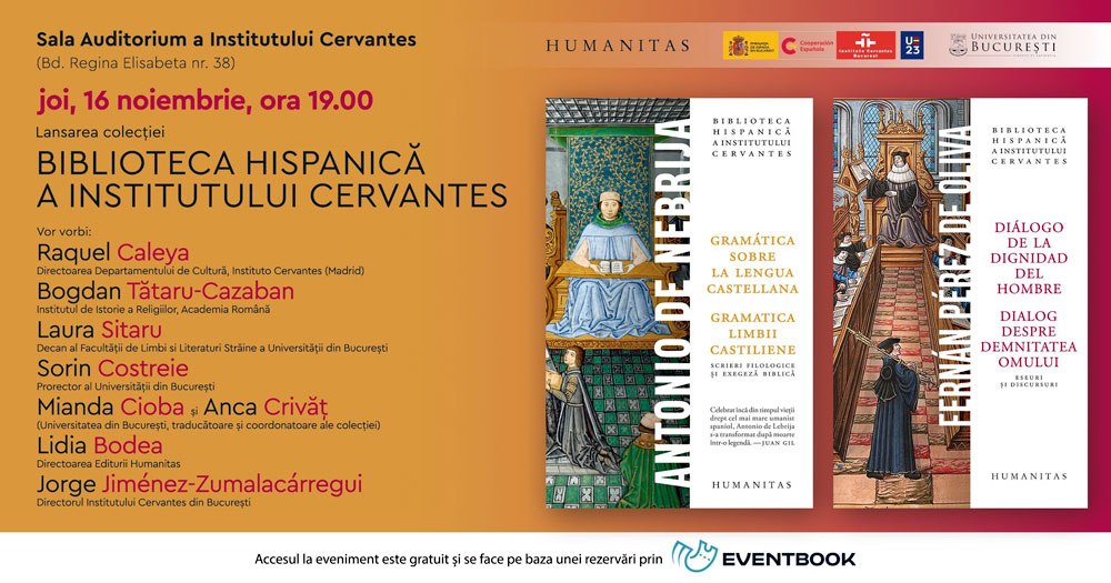 „Biblioteca Hispanică a Institutului Cervantes“, lansată împreună cu Editura Humanitas