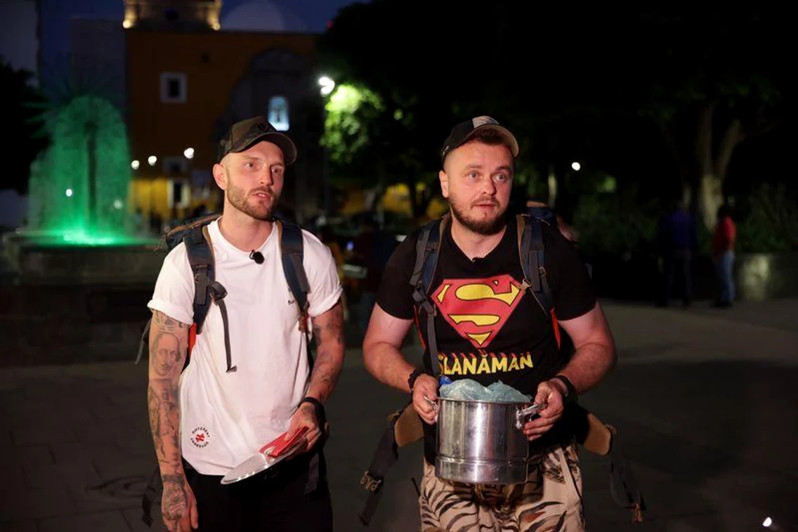 Catalin Bordea si Nelu Cortea la "America Express". Sursă: Antena 1