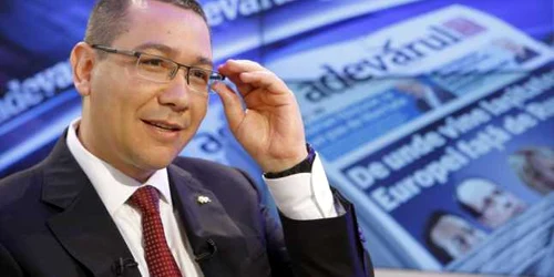 Victor Ponta la Adevarul Live foto Eduard Enea