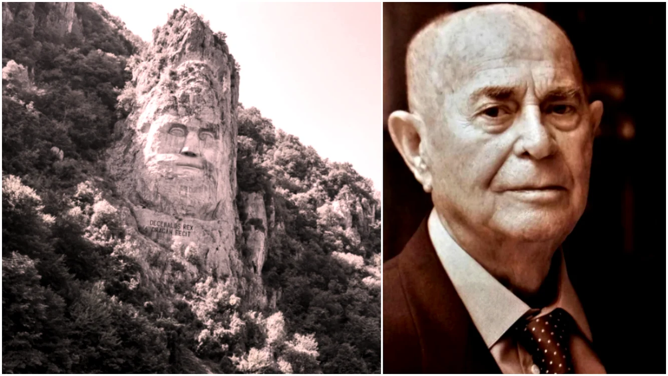 Miliardarul Iosif Drăgan, omul care a investit în Chipul lui Decebal Foto: colaj Click!