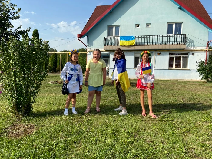Ucraineii refugiați la bacau au sărbătorit Ziua Națională FOTO: Dan Marcoci