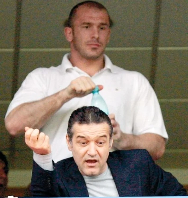 Cătălin Zmărăndescu i-a păzit spatele ani la rând lui Gigi Becali. Foto Arhivă Adevărul 
