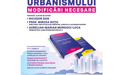 „SOS Legislația urbanismului  Modificări necesare” – dezbatere cu Nicușor Dan și specialiști în științe juridice jpeg