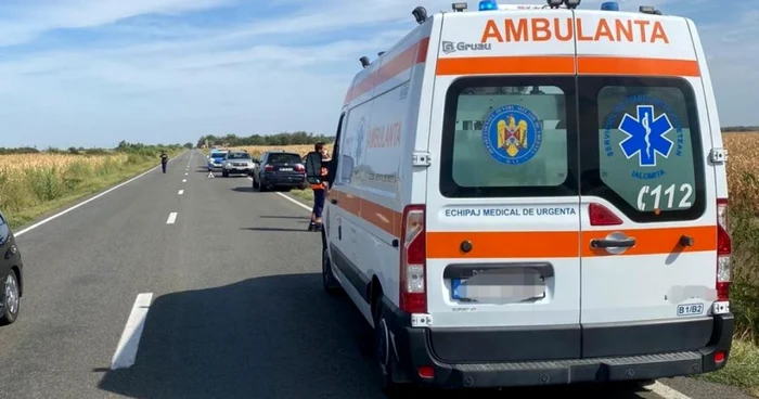 Două persoane au fost rănite în accident FOTO IPJ Ialomiţa