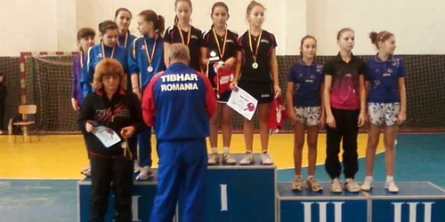 CSM Giurgiu a obţinut "argintul" la echipe (feminin)