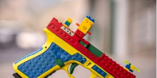 pistol lego. Foto