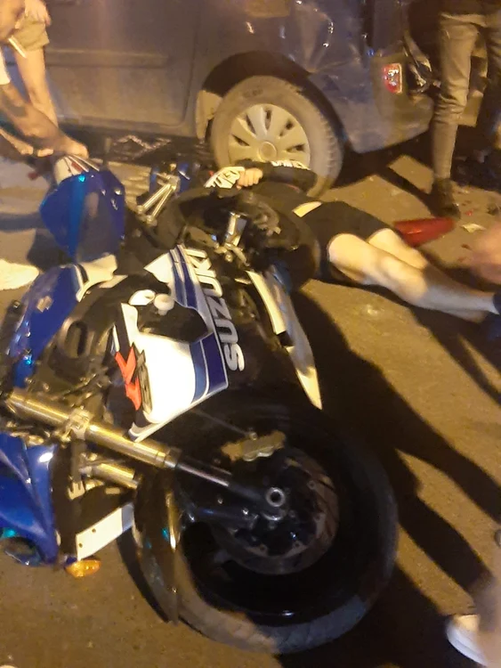 Accidentul din centru FOTO Ștefan Cojocnean