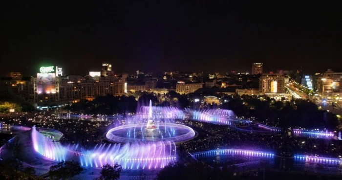 ”Simfonia apei”a fost reluată iar la fiecare sfârșit de săptămână, fântânile vor fi colorate și însuflețite de muzică