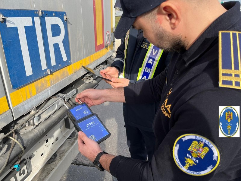 Premieră în vămi: Mijloacele de transport, monitorizate în timp real cu ajutorul sigiliilor inteligente