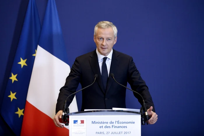 Ministrul francez de Finanţe Bruno Le Maire FOTO Arhivă