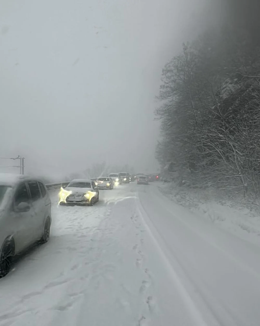 Trafic de coșmar pe Valea Oltului