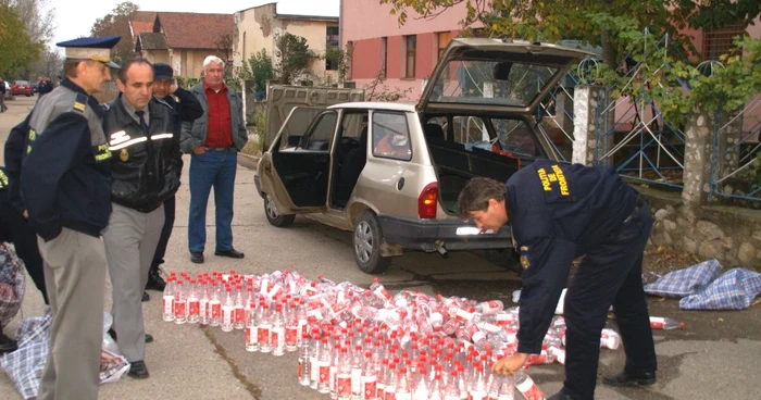 întreaga cantitate de alcool a fost confiscată
