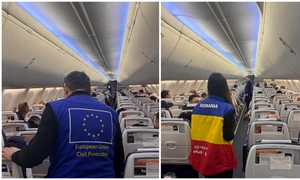 96 de cetățeni români au fost repatriați vineri, 13 martie, printr un zbor organizat de România prin capacitatea de transport aeriană rescEU FOTO MAE png