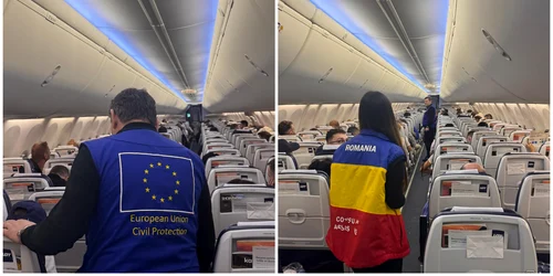 96 de cetățeni români au fost repatriați vineri, 13 martie, printr un zbor organizat de România prin capacitatea de transport aeriană rescEU FOTO MAE png
