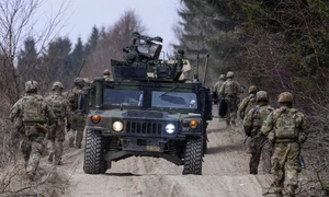 Trupele NATO staţionate în Polonia participă la exerciţii. FOTO Gettyimages