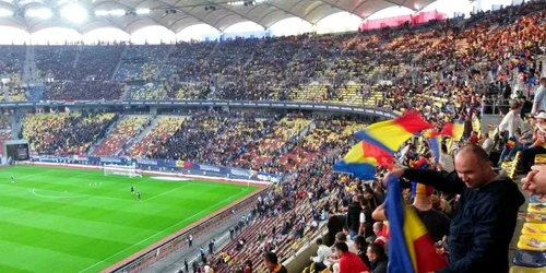 Ungaria Romania - Suporteri pe Arena FOTO Adevarul