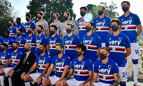 sampdoria poza prezentare masca fata jpeg