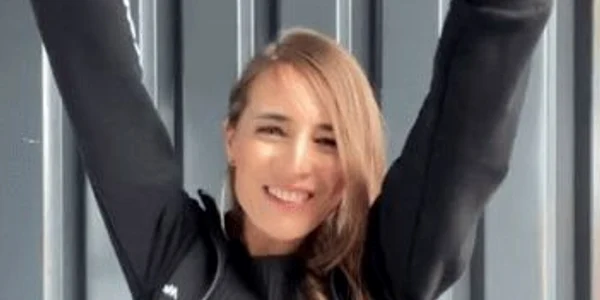 sandy, angajata care danseaza in magazin FOTO captura TIk Tok jpg