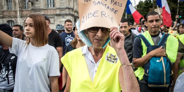 Protest in Franta FOTO EPA-EFE