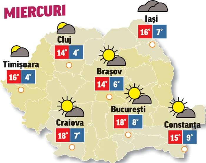 Prognoza meteo 18 noiembrie anunță o vreme superbă de toamnă