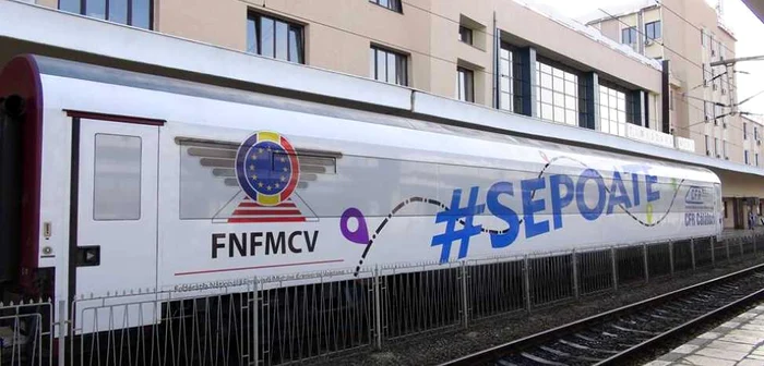 Vagonul CFR modernizat a fost prezentat şi la Timişoara FOTO Tion.ro
