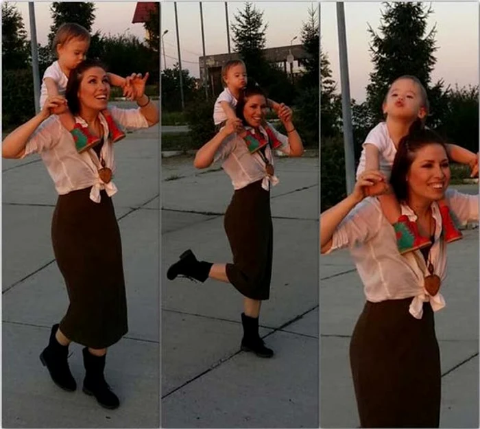 
    Cristina Bălan este mama gemenilor Toma David şi Matei Nikolasfoto: arhivă personală  