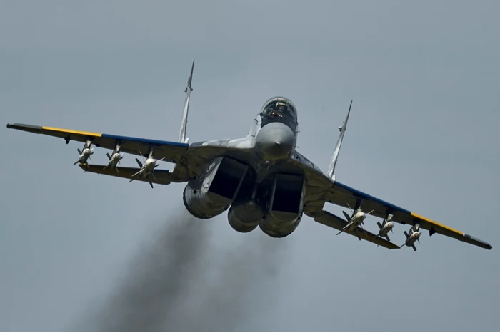 Avion MIG-29 în Ucraina FOTO PROFIMEDIA