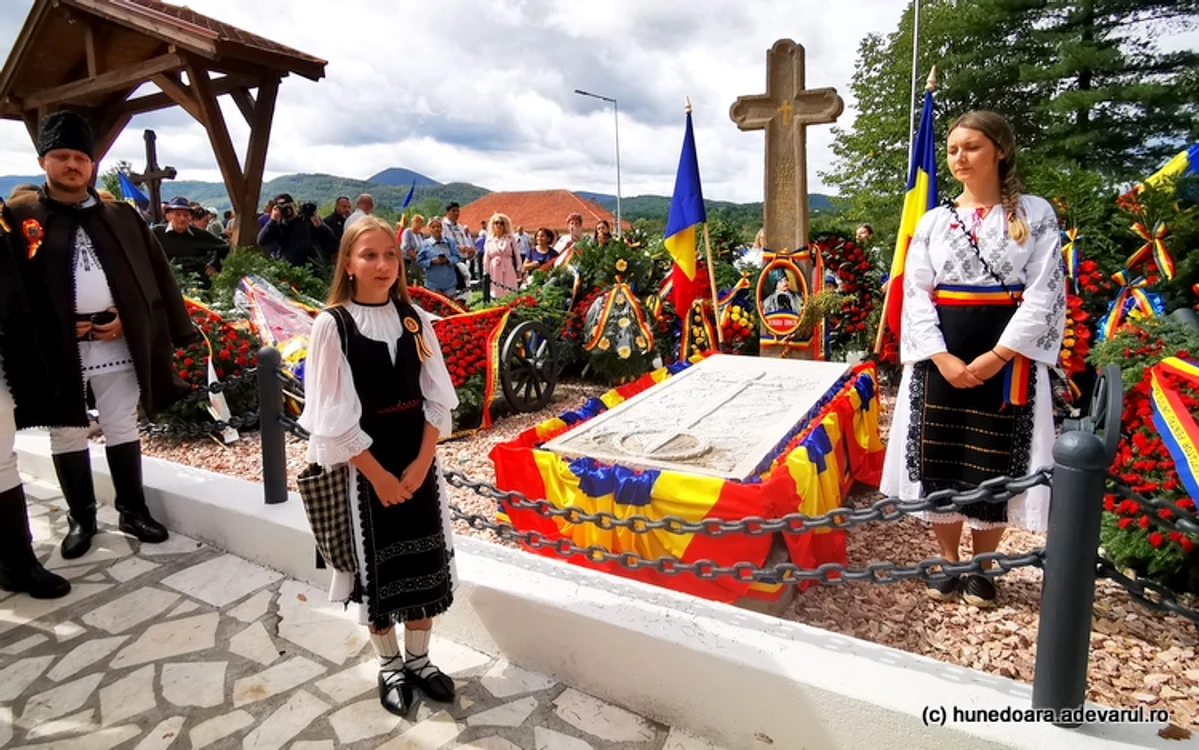 Avram Iancu a fost comemorat la Țebea. Foto: Daniel Guță