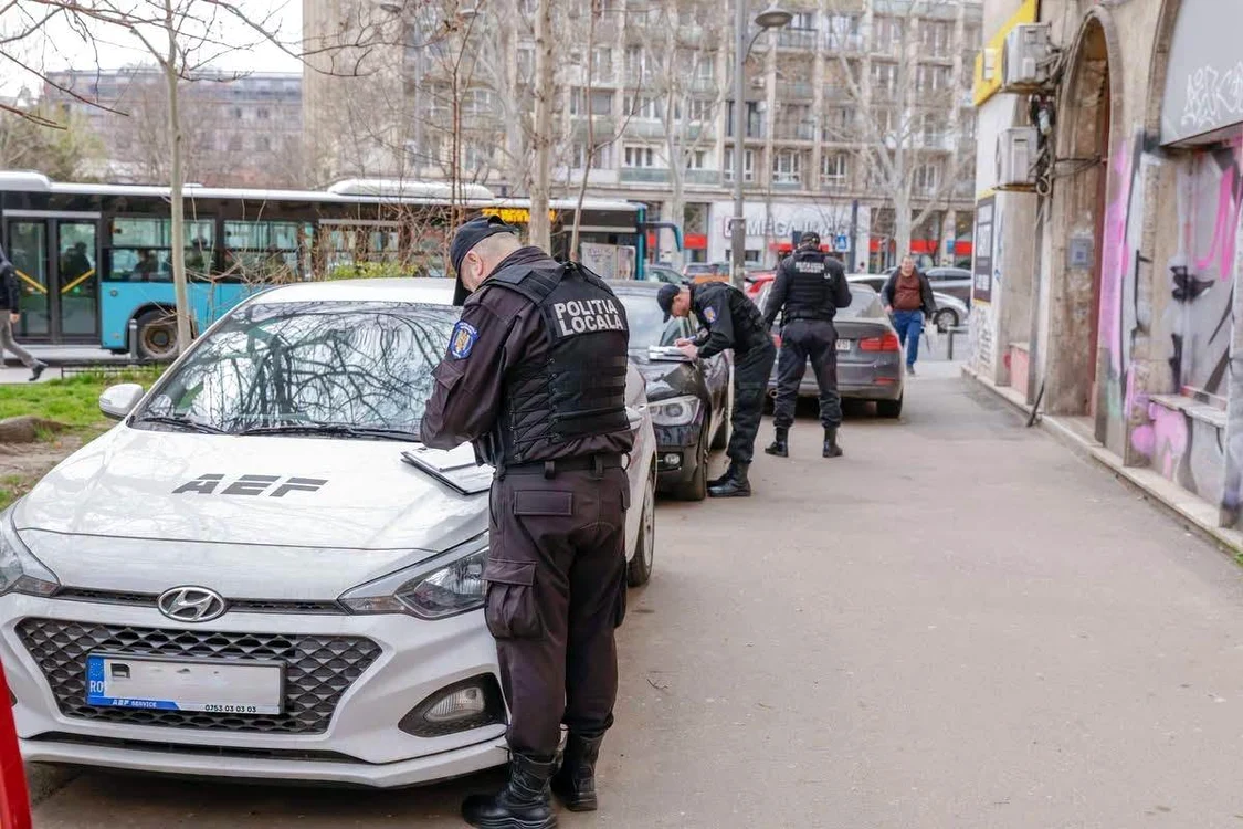 Cât îi va costa pe șoferi o parcare ilegală. Foto: Facebook Primăria Capitalei 