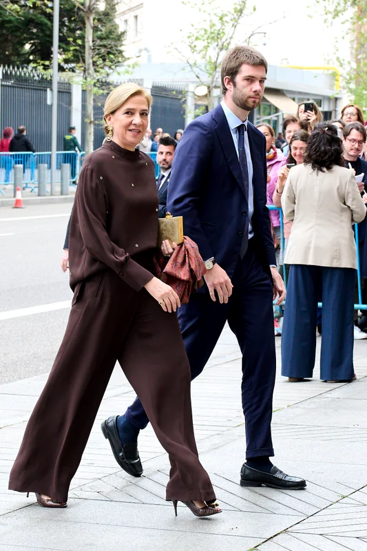 Infanta Cristina a Spaniei și fiul său, Juan Valentín Urdangarin de Bourbon. FOTO: Getty Images
