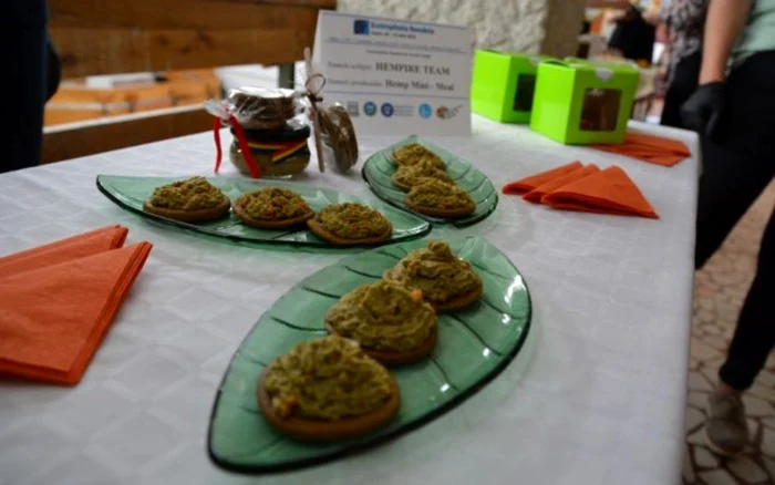 Aperitivul creat de studenta Gabriela Danoiu FOTO Valentin Trufaşu