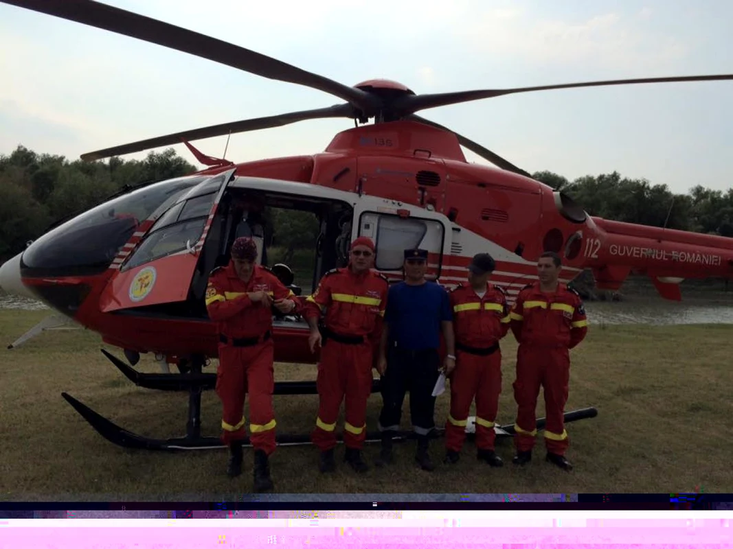 Elicopter SMURD Galati in Republica Moldova