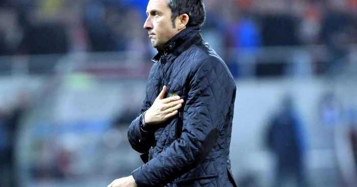 Mihai Stoica şi galeria Rapidului nu s-au înţeles niciodată. Partidele de pe Giuleşti sunt tot timpul extrem de delicate pentru oficialul stelist. Foto: razvan pasarica/rpressport