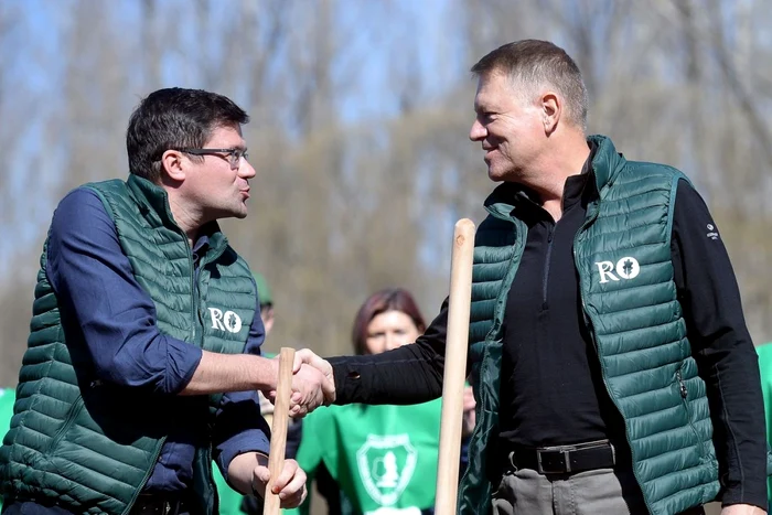 Costel Alexe şi Klaus Iohannis FOTO Inquam Photos