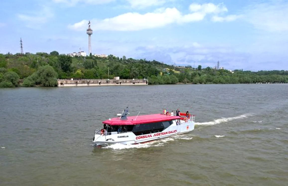 Nava de pasageri, inaugurată la Galați FOTO: CJ Galați